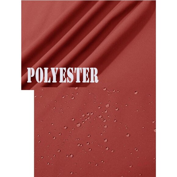 Men's Stylish Jackets Coat Orange Lightweight Casual Full Zip Up Pockets Golf - Picture 7 of 7